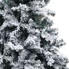 vidaXL Artificial Christmas Tree with 300 LEDs with Stand White 240 cm