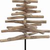 vidaXL Christmas Tree with Stand Brown 120 cm Solid teak wood