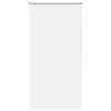 vidaXL Roller Blind Blackout White 85x130 cm Fabric Width 80.7 cm Polyester