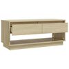 vidaXL TV Cabinet Sonoma Oak 102x41x44 cm Engineered Wood