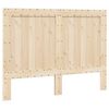 vidaXL Bed Frame without Mattress Grey 140x200 cm Solid Wood Pine