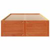 vidaXL Bed Frame without Mattress with Drawers Wax Brown 120x190 cm Small Double Solid Wood Pine