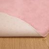 vidaXL Faux Rabbit Fur Rug Olite Pink &Oslash; 120 cm Polyester