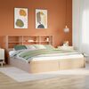 vidaXL Bed Frame without Mattress 180x200 cm Super King Solid Wood Pine