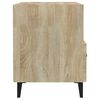 vidaXL Bedside Cabinet Sonoma Oak Engineered Wood