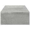 vidaXL Monitor Stand Adjustable Concrete Grey 60x24x10.5 cm Engineered Wood