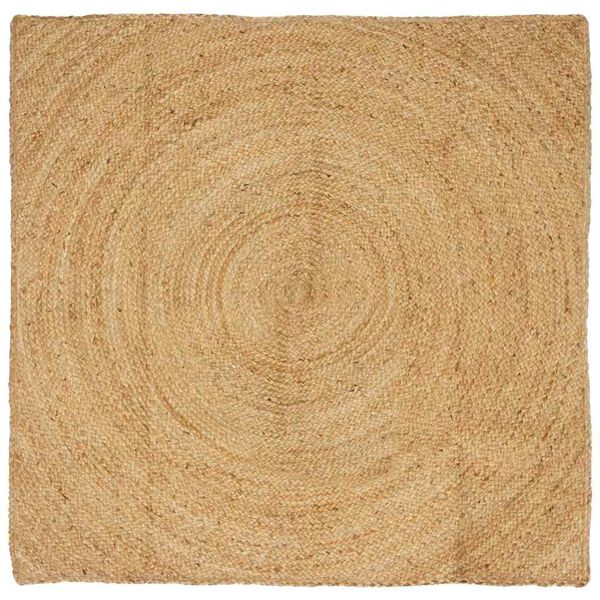 vidaXL Area Rugs Square Brown 160 x 160 cm Jute