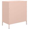 vidaXL Sideboard Pink 68x39x73.5 cm Cold-rolled Steel