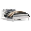 vidaXL Bed Frame without Mattress White 120x200 cm Solid Wood Pine