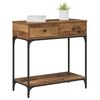 vidaXL Console Table Old wood 75 x 34.5 x 75 cm Engineered wood