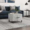 vidaXL Coffee Table Concrete Grey 50x50x40 cm Engineered Wood