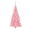 vidaXL Christmas Tree with 300 LEDs with Stand Pink 180 cm PVC