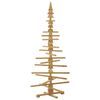 vidaXL Wooden Christmas Tree with Stand Brown 180 cm Solid pine wood