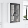 vidaXL Kitchen Wall Cabinet Black 60 x 31 x 100 cm Engineered Wood