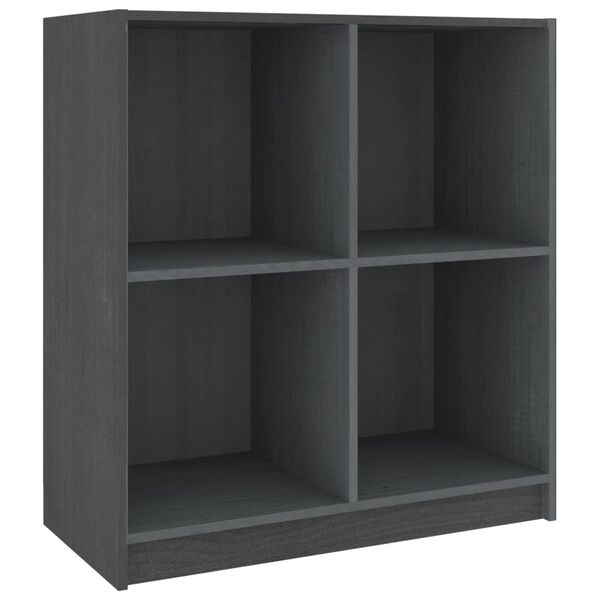 vidaXL Sideboard Grey 70x33x76 cm Solid Pinewood