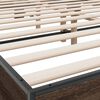 vidaXL Bed Frame without Mattress Brown Oak 160x200 cm
