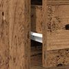 vidaXL Sideboard with Drawer Old Wood 71x35x65 cm Engineered Wood