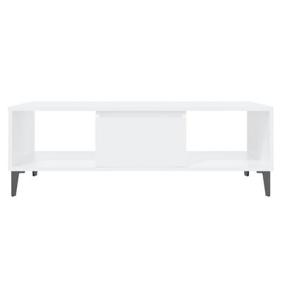 vidaXL Coffee Table White 103.5x60x35 cm Engineered Wood