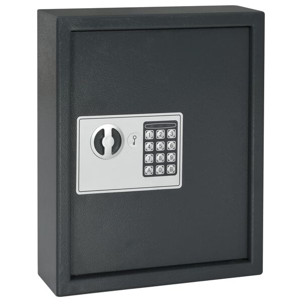 vidaXL Key Safe Dark Grey 30x10x36.5 cm