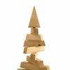 vidaXL Wooden Christmas Tree with Stand Brown 120 cm Solid pine wood