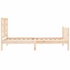 vidaXL Bed Frame without Mattress 100x200 cm Solid Wood Pine