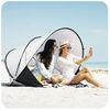 DERYAN Pop-up Luxe Beach Tent XXL 155x133x95 cm Silver
