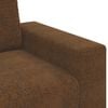 vidaXL Sofa Brown 221 x 80 x 80 cm Fabric