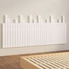 vidaXL Wall Headboard White 185x3x80 cm Solid Wood Pine