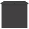 vidaXL Outdoor Storage Box Black 55 x 50.5 x 50 cm Steel