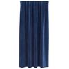 vidaXL Blackout Curtains 2 pcs Dark Blue 140 x 175 cm Velvet