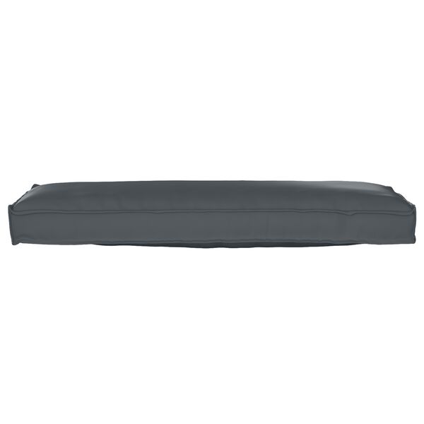 vidaXL Pallet Cushion Set 2 pcs Anthracite 120 x 40 x 8 cm