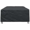 vidaXL Furniture Cover Plain Black 305 x 190 x 85 cm 210D