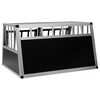 vidaXL Dog Cage with Double Door 89x69x50 cm