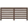 vidaXL Radiator Cover Brown Oak 175x20x82 cm Engineered Wood