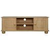 vidaXL TV Cabinet 115x29x40 cm Solid Pine Wood