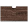 vidaXL Bathroom Sink Cabinet Brown Oak 60x33x60 cm Engineered Wood