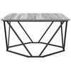 vidaXL Coffee Table Grey Sonoma 80 x 80 x 45 cm