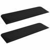 vidaXL Threshold Ramps 2 pcs 110x32x3,8 cm Rubber