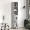 vidaXL Highboard Grey Sonoma 34.5x34x180 cm Engineered Wood