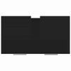 vidaXL Bathroom Cabinet Black 60x33x61 cm Engineered Wood