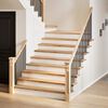 vidaXL Stair Treads 2 pcs Untreated 120x25x2 cm Solid Wood Oak