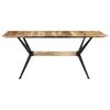 vidaXL Dining Table 180x90x76 cm Solid Mango Wood