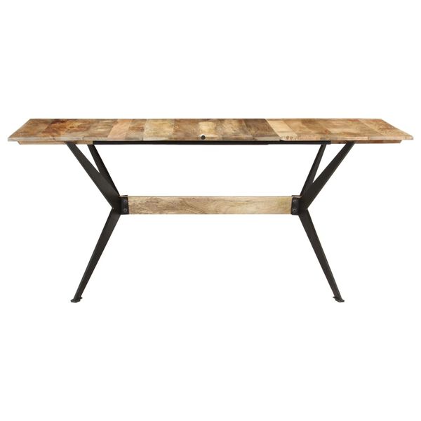 vidaXL Dining Table 180x90x76 cm Solid Mango Wood