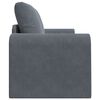 vidaXL Sofa Bed Dark Grey 148 x 71 x 83 cm Velvet
