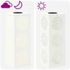 vidaXL Solar LED Pathway Light 2 pcs White Cold Rolled Steel