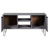 vidaXL TV Cabinet New York Grey Solid Pine Wood