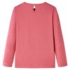 Kids' T-shirt with Long Sleeves Old Pink 92