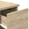 vidaXL Bedside Cabinet with Drawer Sonoma Oak 20x36x60 cm