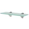 vidaXL Floating Shelves 2 pcs Glass 30x10 cm 8 mm