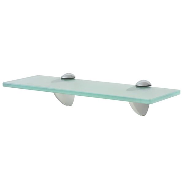 vidaXL Floating Shelves 2 pcs Glass 30x10 cm 8 mm